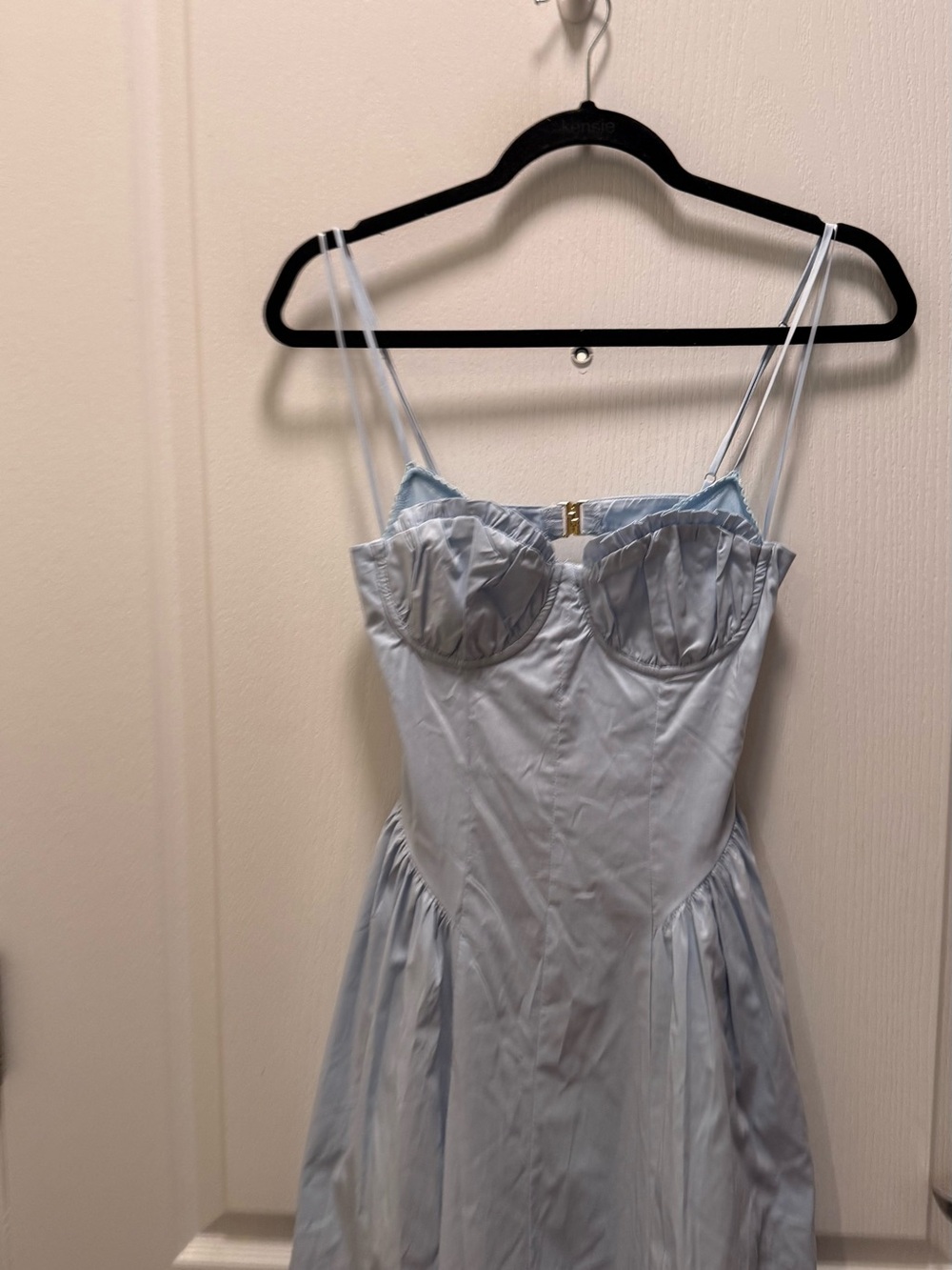 NIA Alice Dress vintage inspired MIDI dress Blue Summer Brunch Dress size S NWT - Picture 6 of 8
